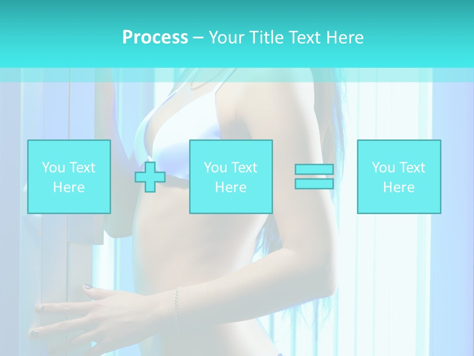Bikini Bronze Equipment PowerPoint Template