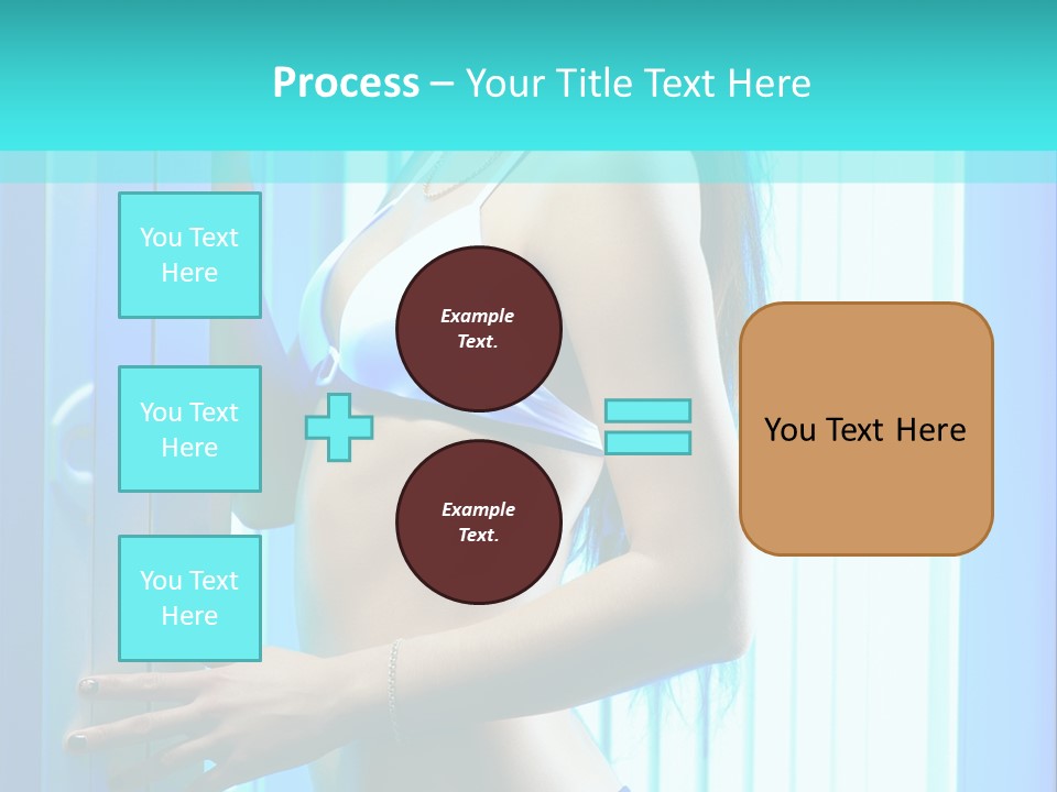 Bikini Bronze Equipment PowerPoint Template