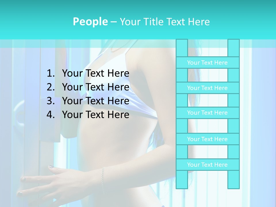 Bikini Bronze Equipment PowerPoint Template