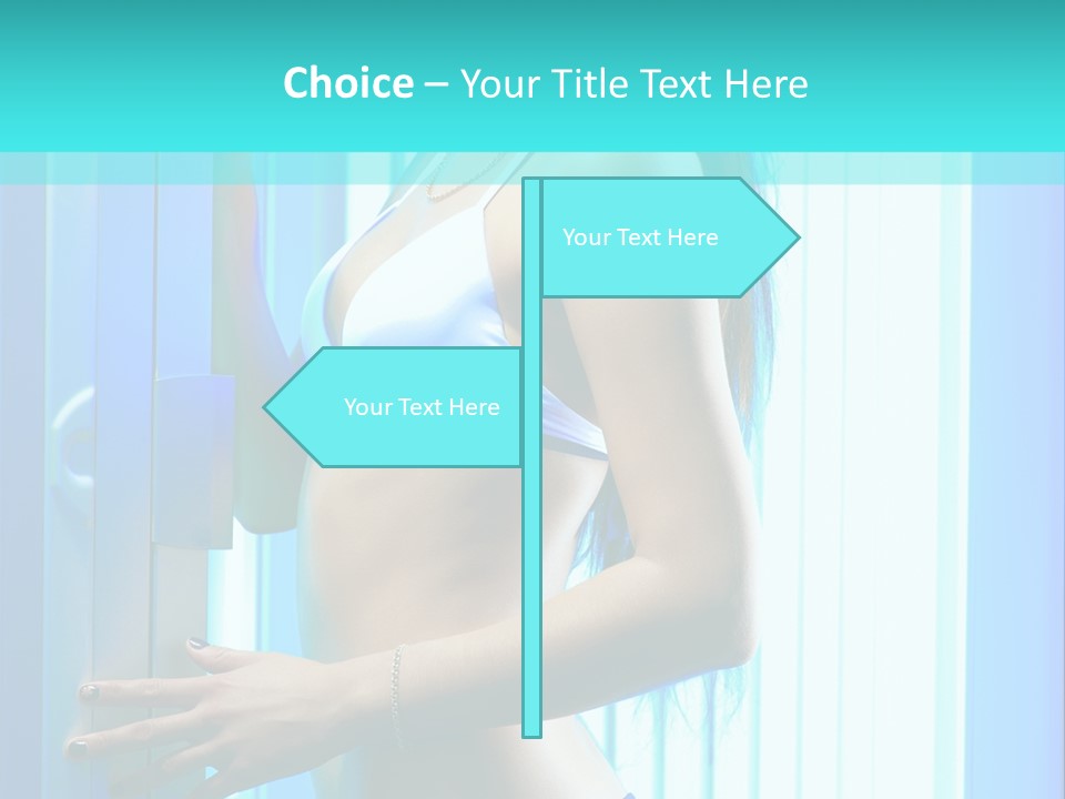 Bikini Bronze Equipment PowerPoint Template