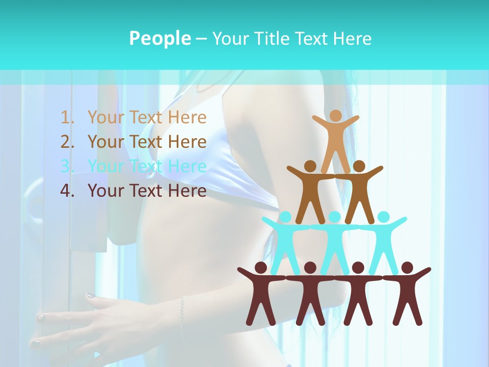 Bikini Bronze Equipment PowerPoint Template