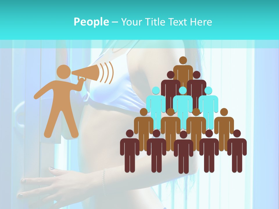 Bikini Bronze Equipment PowerPoint Template