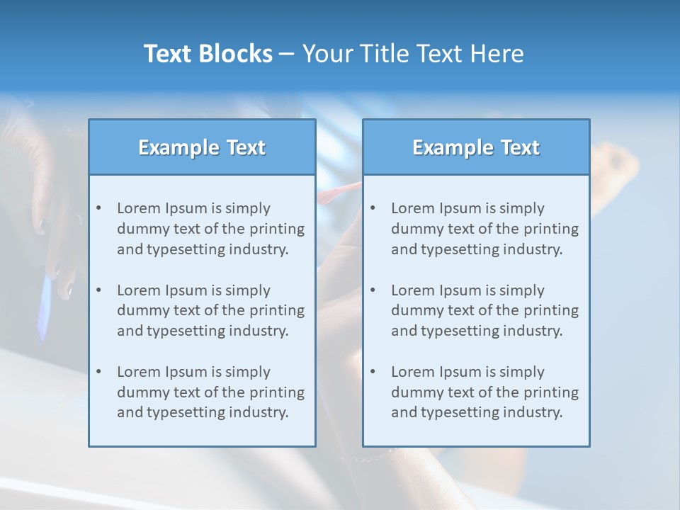 Fashion Beautiful Equipment PowerPoint Template