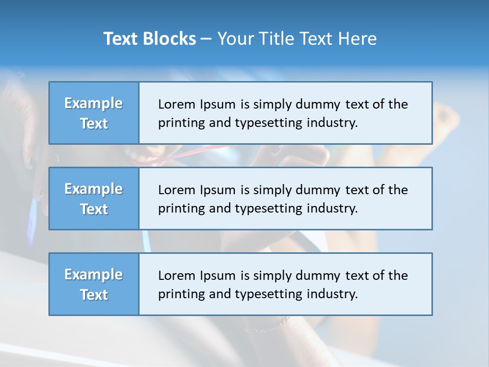 Fashion Beautiful Equipment PowerPoint Template