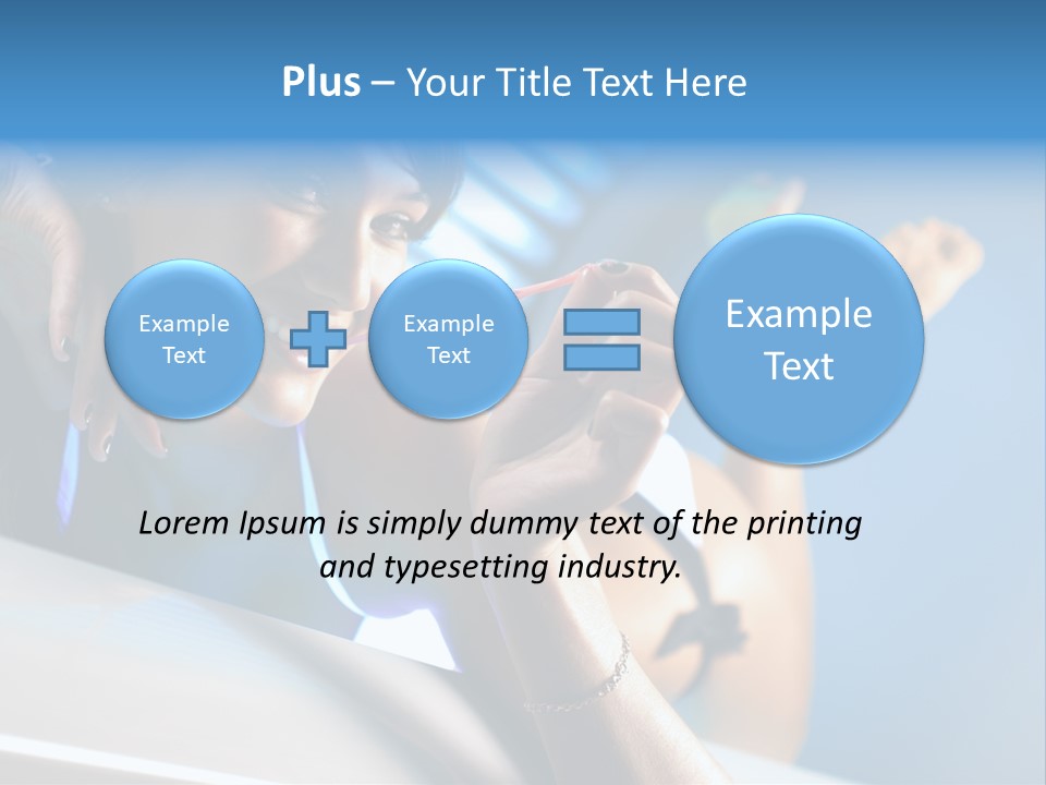 Fashion Beautiful Equipment PowerPoint Template