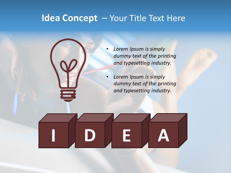 Fashion Beautiful Equipment PowerPoint Template