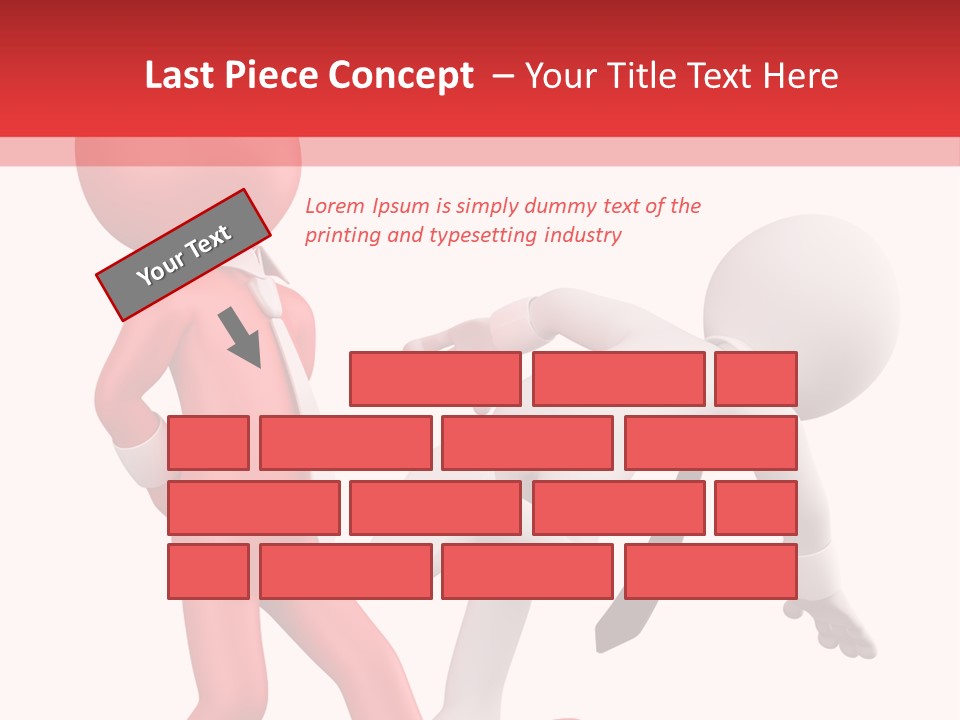 Tie People Fail PowerPoint Template