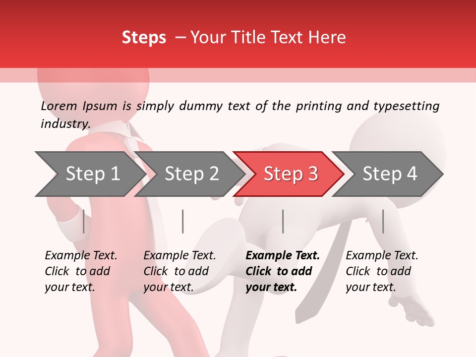 Tie People Fail PowerPoint Template