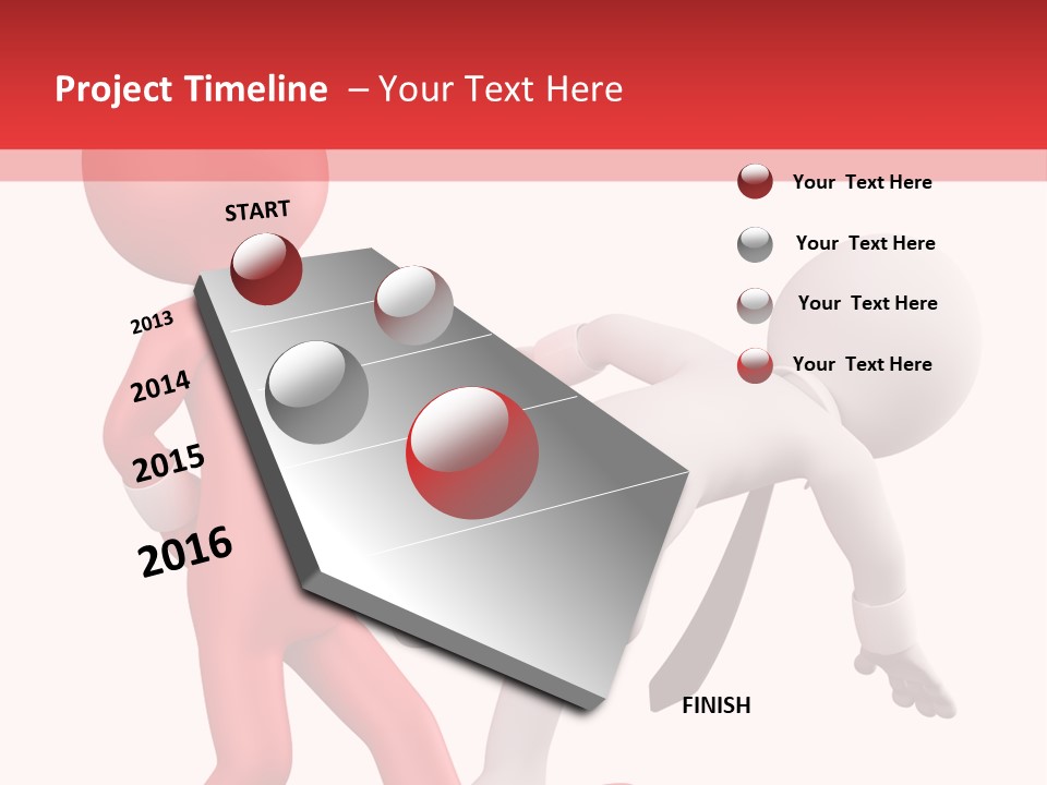 Tie People Fail PowerPoint Template