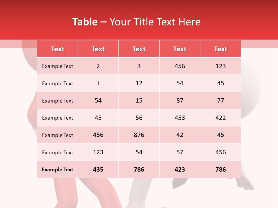 Tie People Fail PowerPoint Template