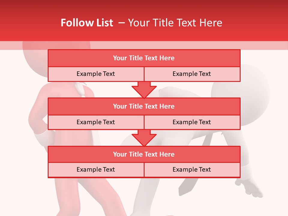 Tie People Fail PowerPoint Template