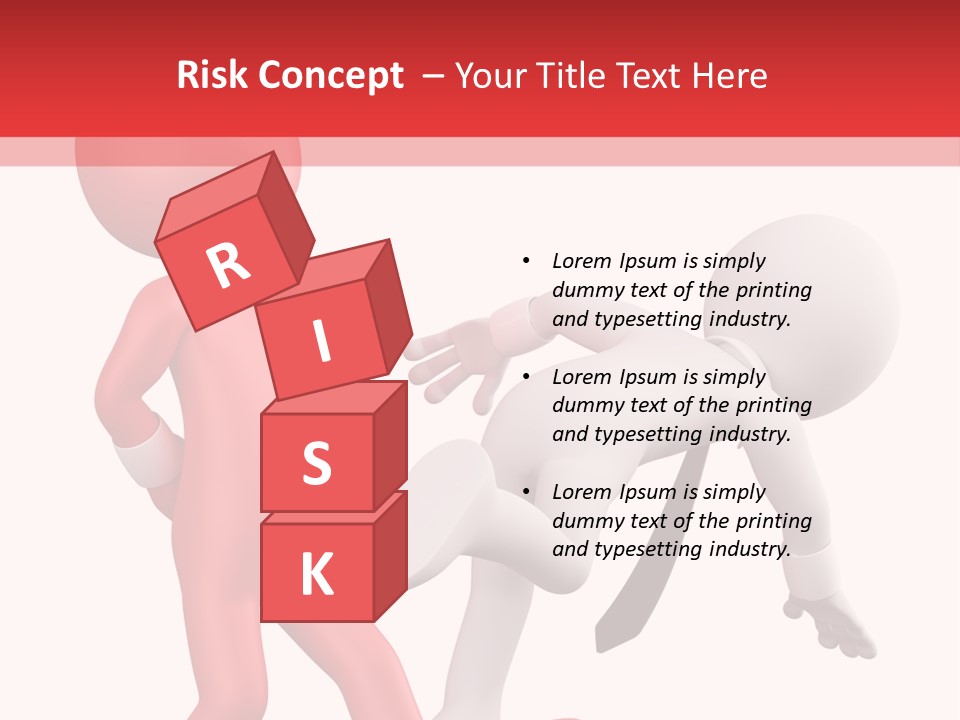 Tie People Fail PowerPoint Template