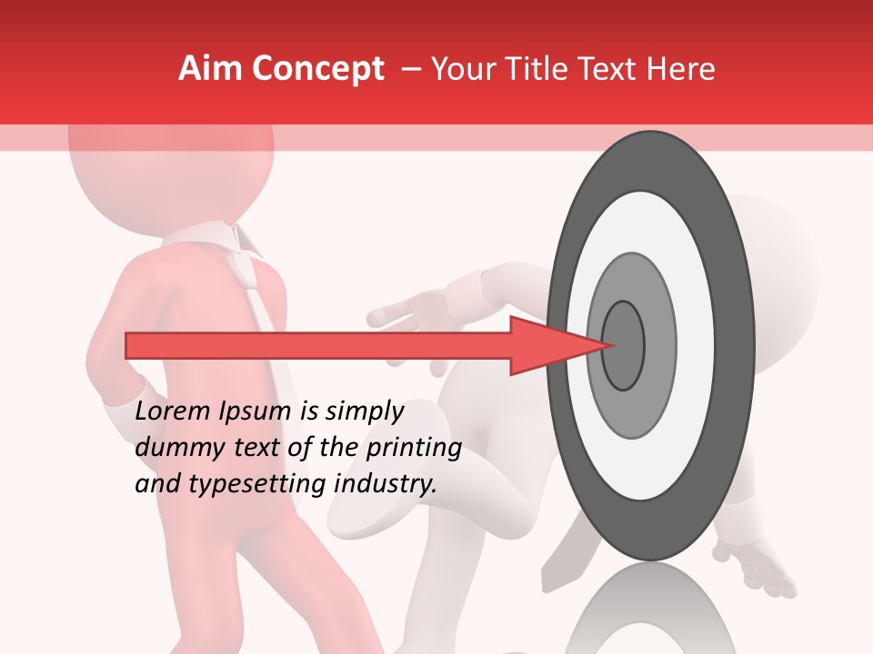 Tie People Fail PowerPoint Template