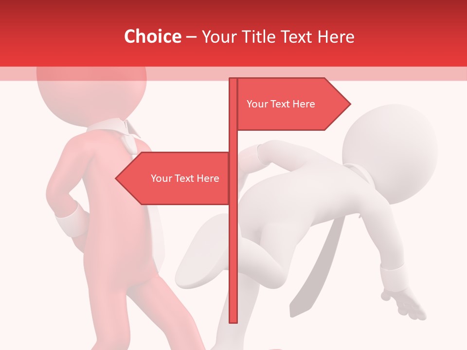 Tie People Fail PowerPoint Template