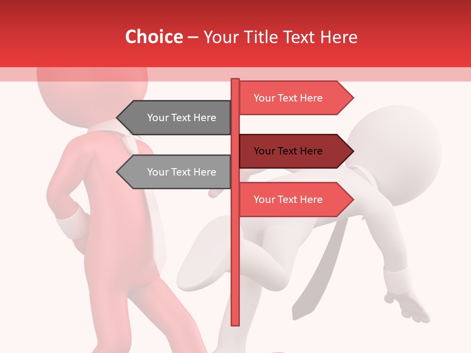 Tie People Fail PowerPoint Template