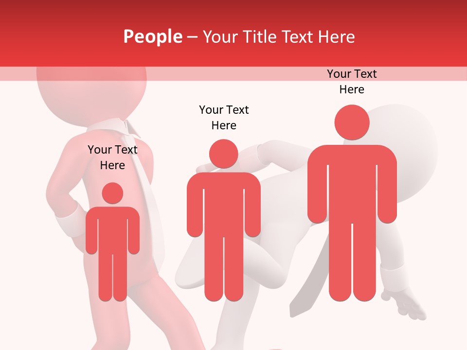 Tie People Fail PowerPoint Template