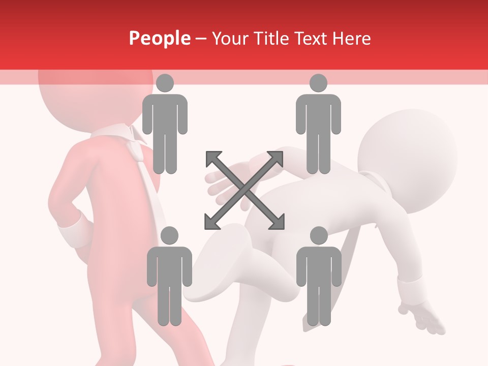 Tie People Fail PowerPoint Template