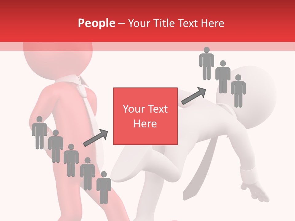 Tie People Fail PowerPoint Template