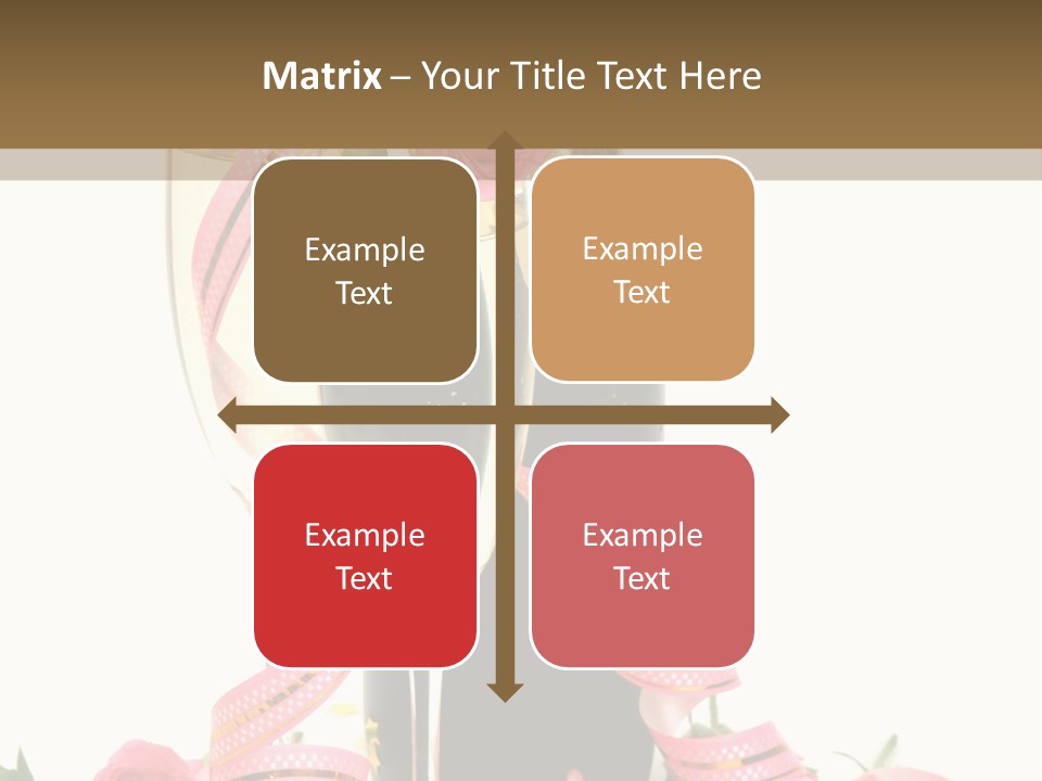 Bottle Star Petal PowerPoint Template