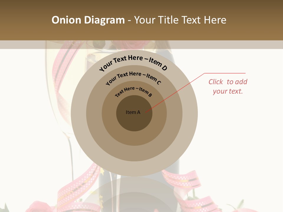 Bottle Star Petal PowerPoint Template