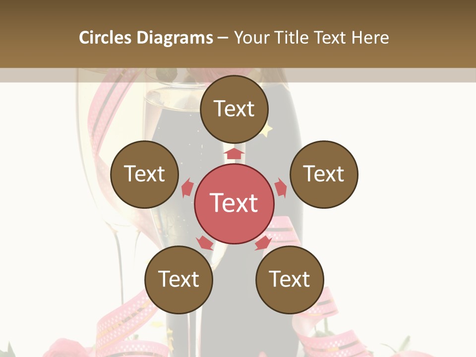 Bottle Star Petal PowerPoint Template