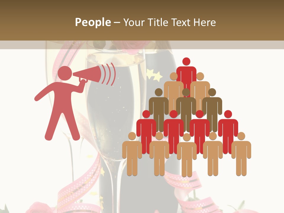 Bottle Star Petal PowerPoint Template