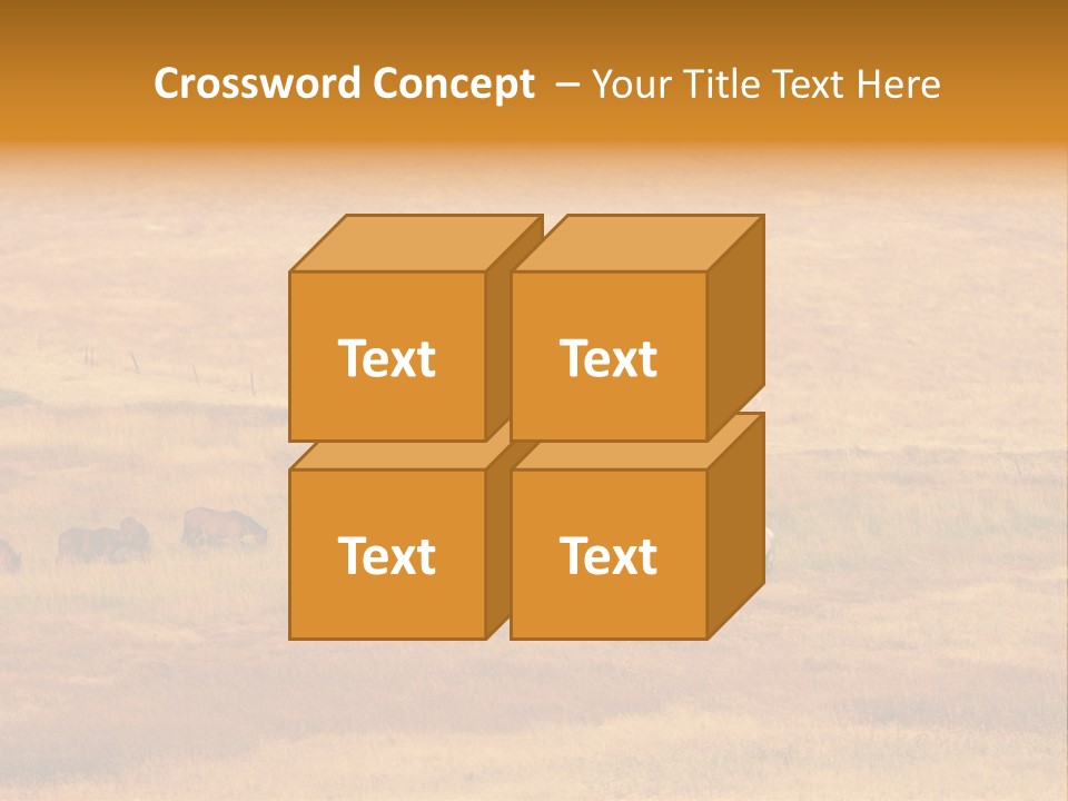 Mammal Prairie Grass PowerPoint Template