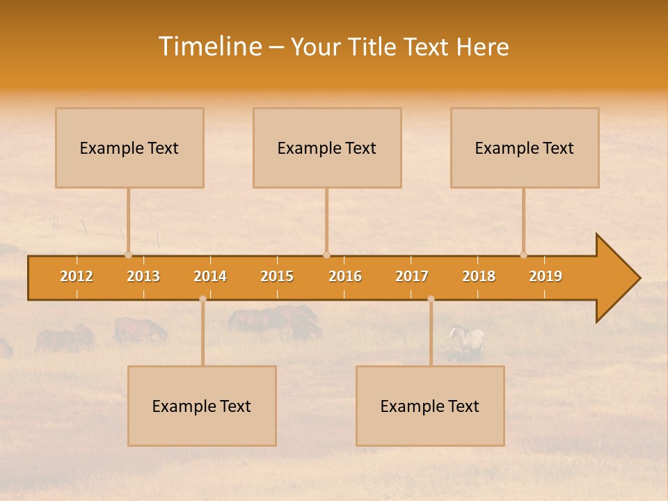 Mammal Prairie Grass PowerPoint Template