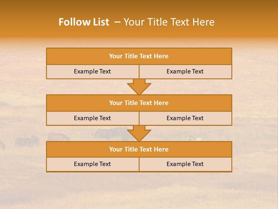 Mammal Prairie Grass PowerPoint Template