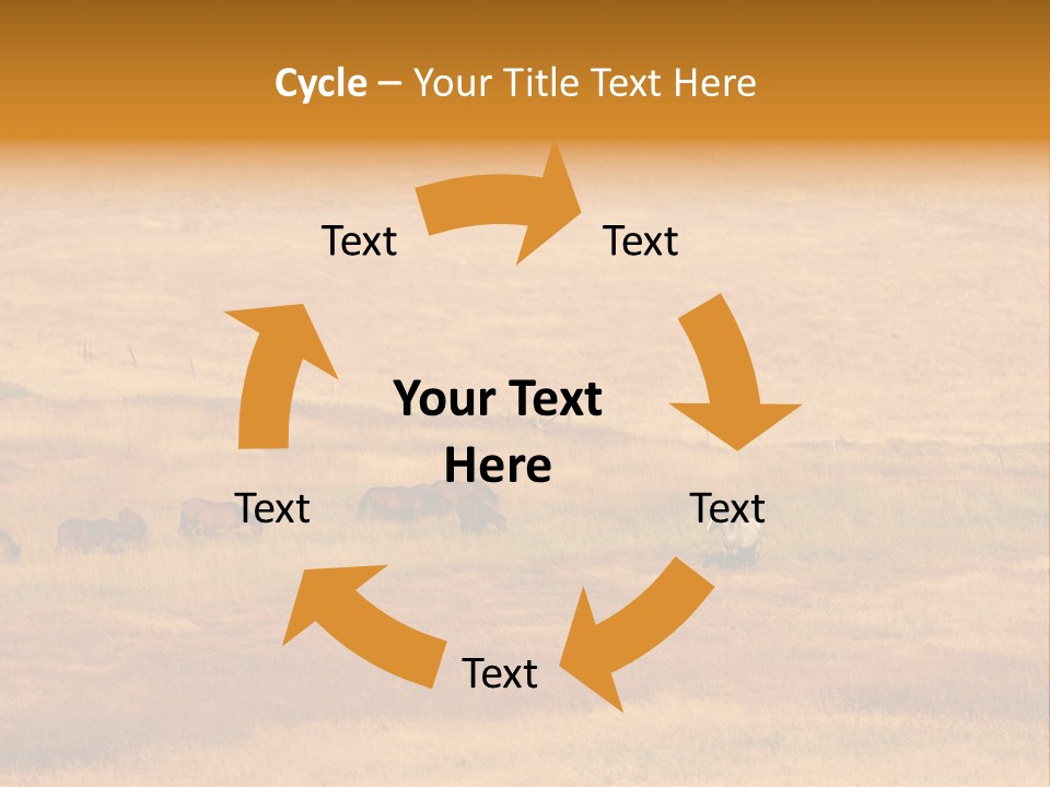 Mammal Prairie Grass PowerPoint Template