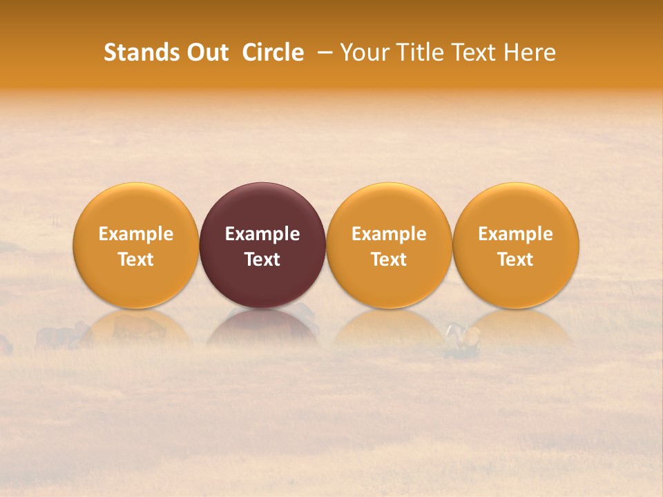 Mammal Prairie Grass PowerPoint Template