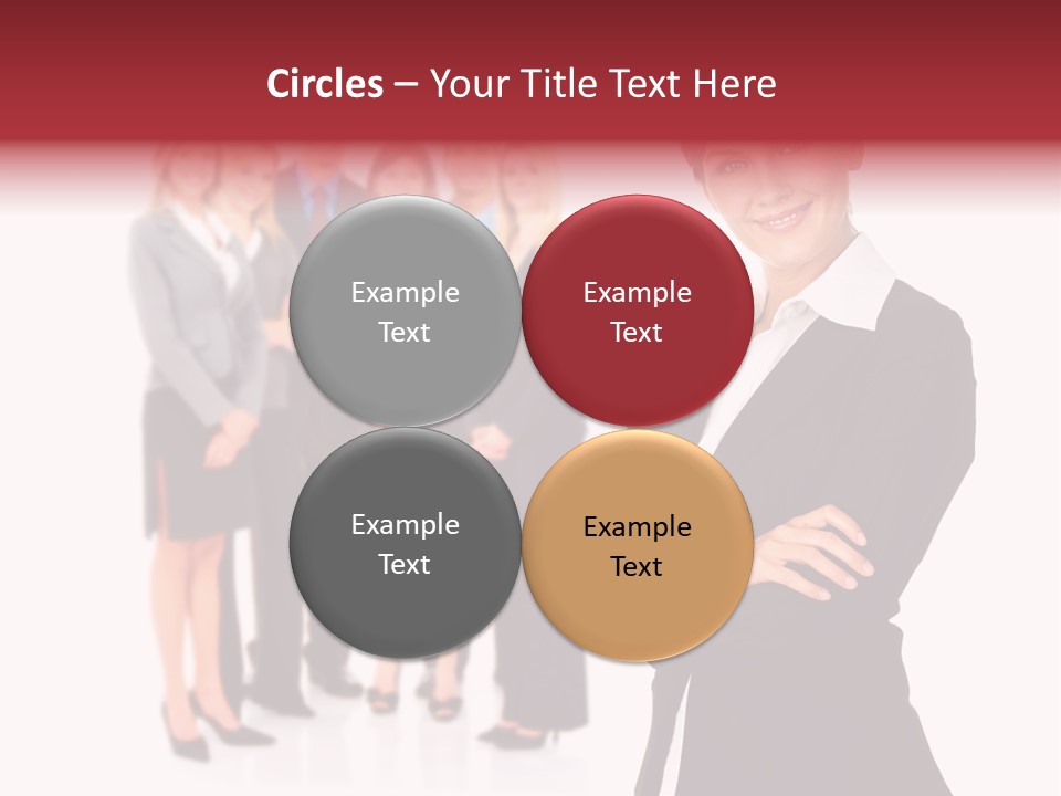 Businesswoman Successful Employee PowerPoint Template