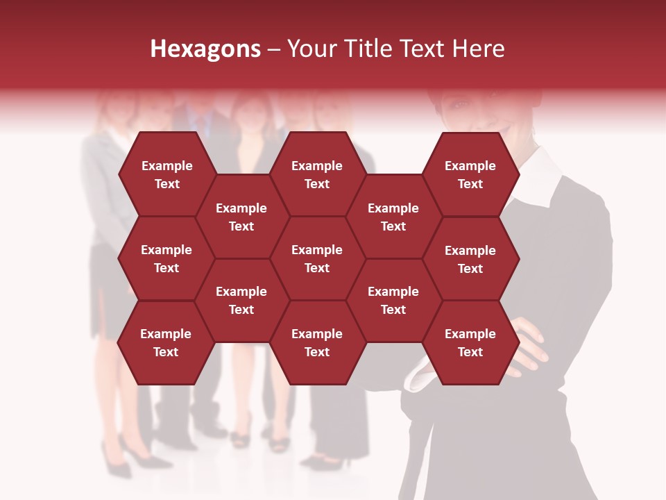 Businesswoman Successful Employee PowerPoint Template