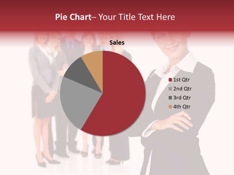 Businesswoman Successful Employee PowerPoint Template