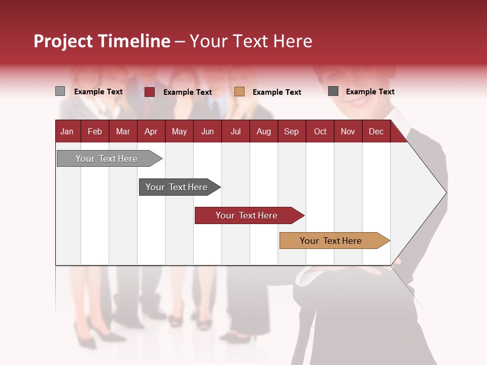 Businesswoman Successful Employee PowerPoint Template