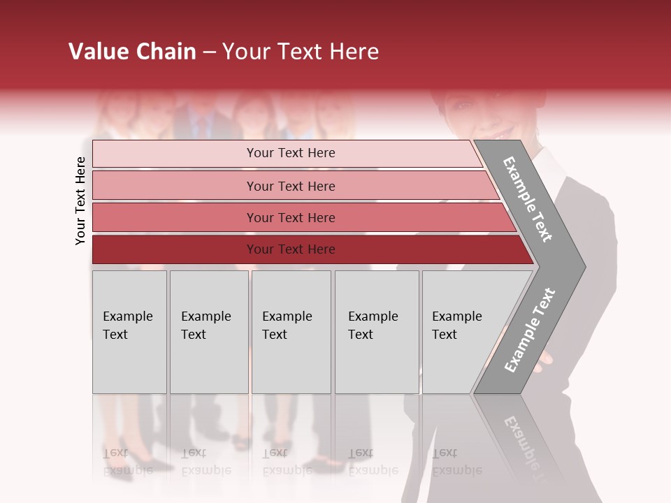 Businesswoman Successful Employee PowerPoint Template