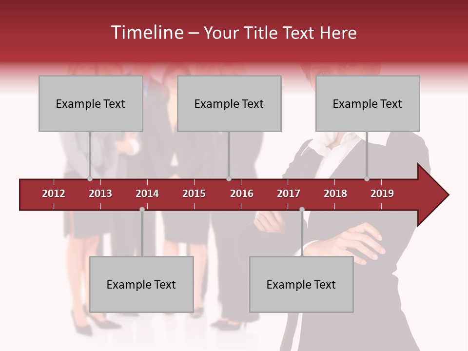 Businesswoman Successful Employee PowerPoint Template