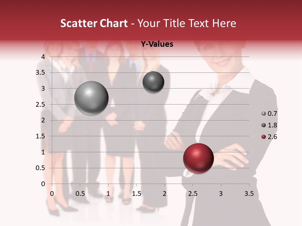 Businesswoman Successful Employee PowerPoint Template