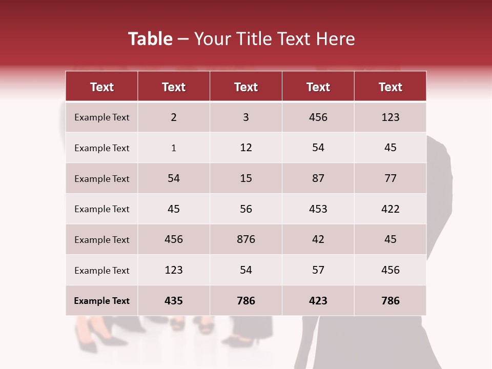 Businesswoman Successful Employee PowerPoint Template