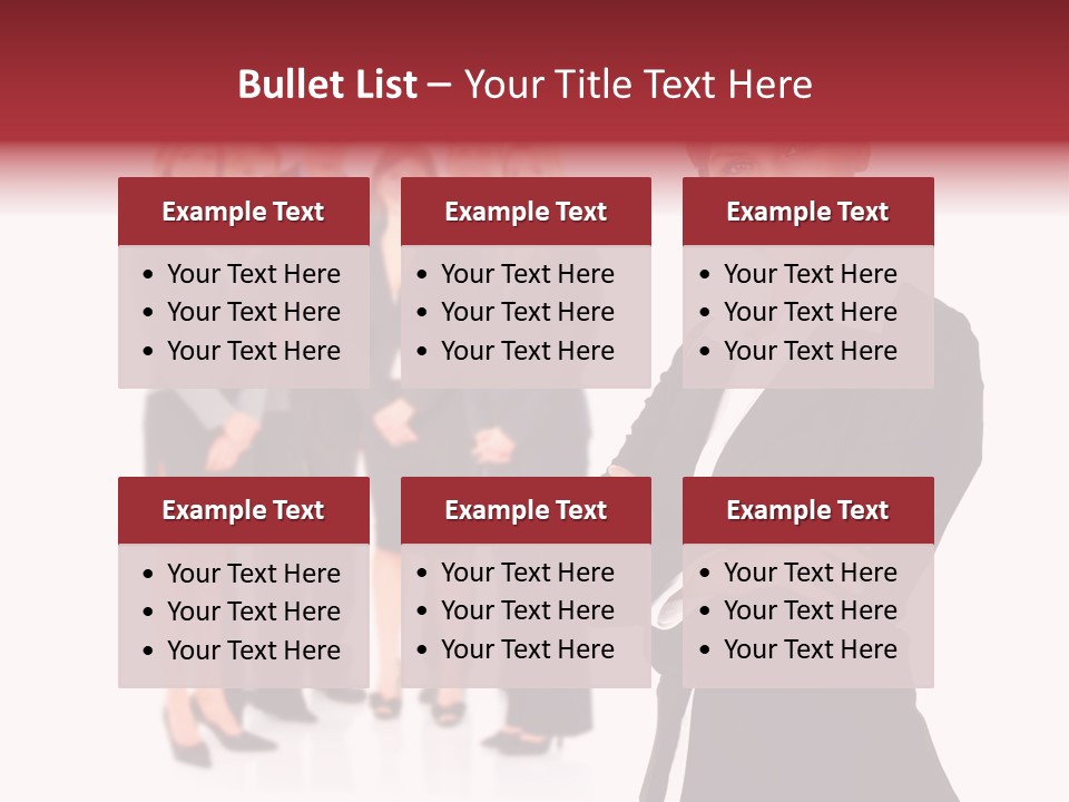 Businesswoman Successful Employee PowerPoint Template