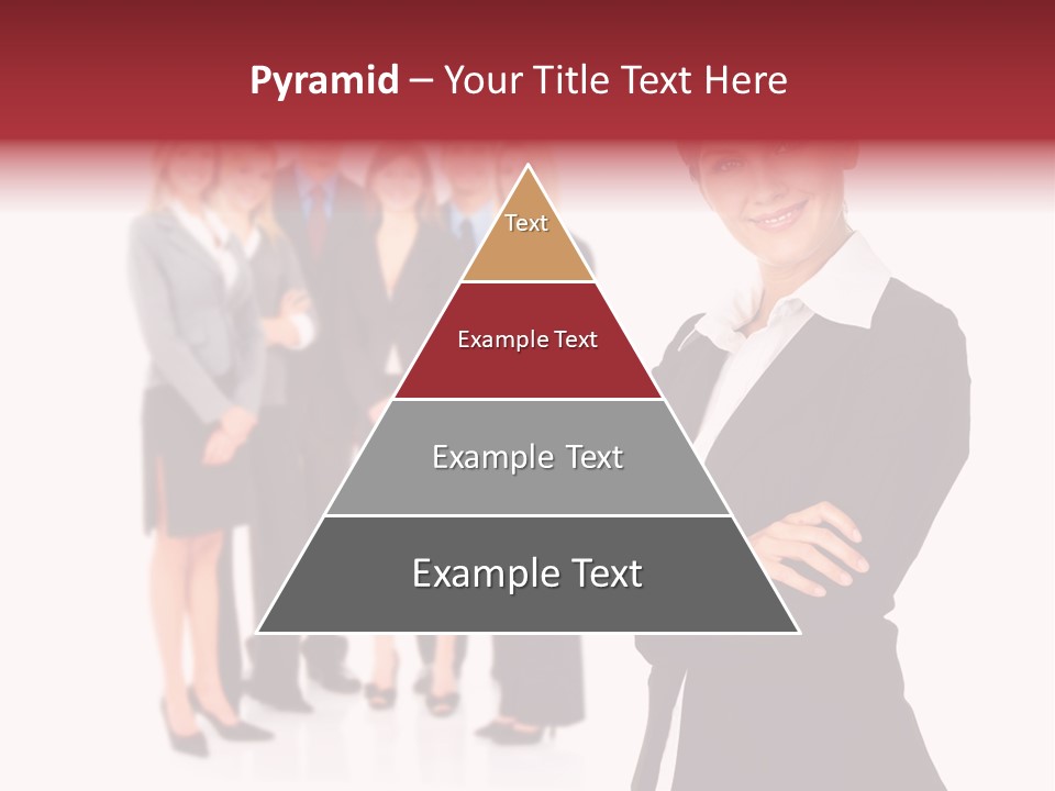 Businesswoman Successful Employee PowerPoint Template