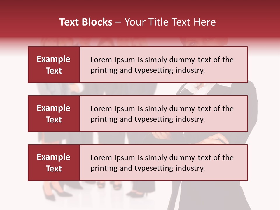 Businesswoman Successful Employee PowerPoint Template