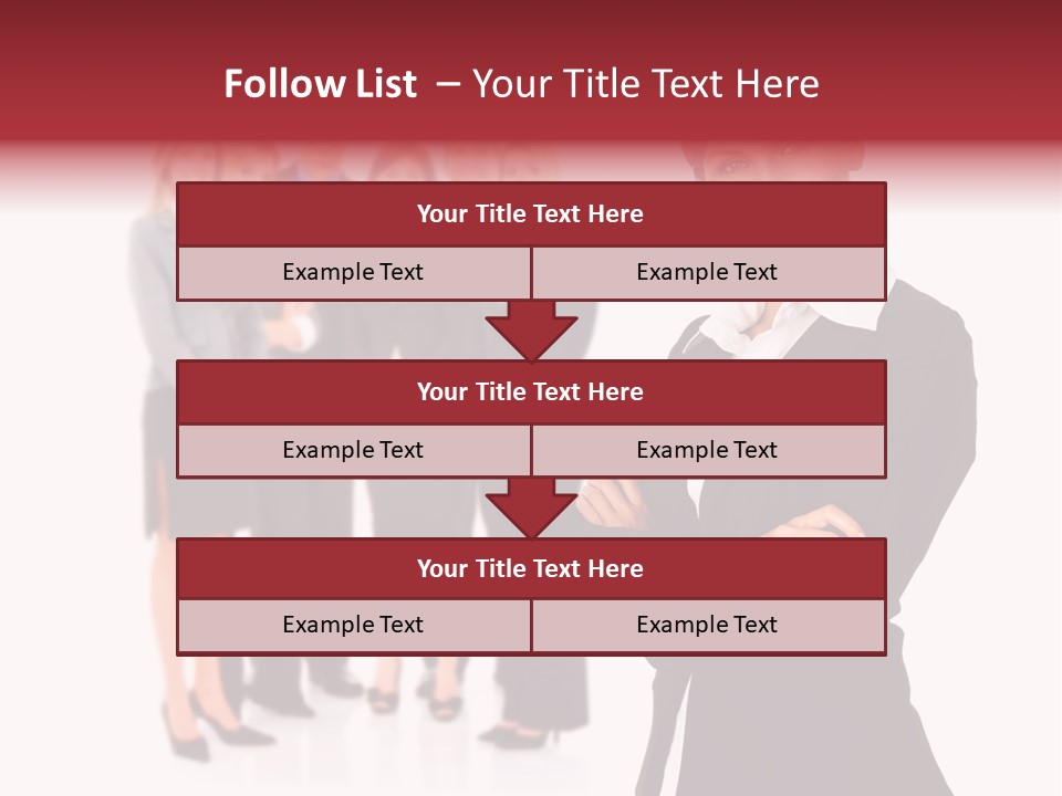 Businesswoman Successful Employee PowerPoint Template