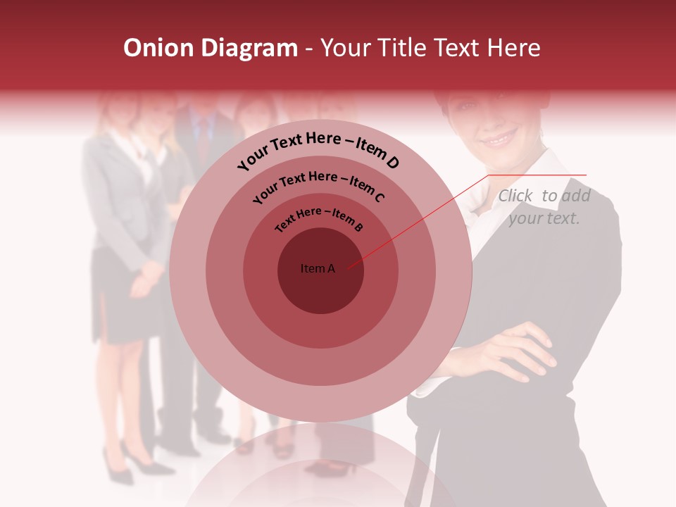 Businesswoman Successful Employee PowerPoint Template