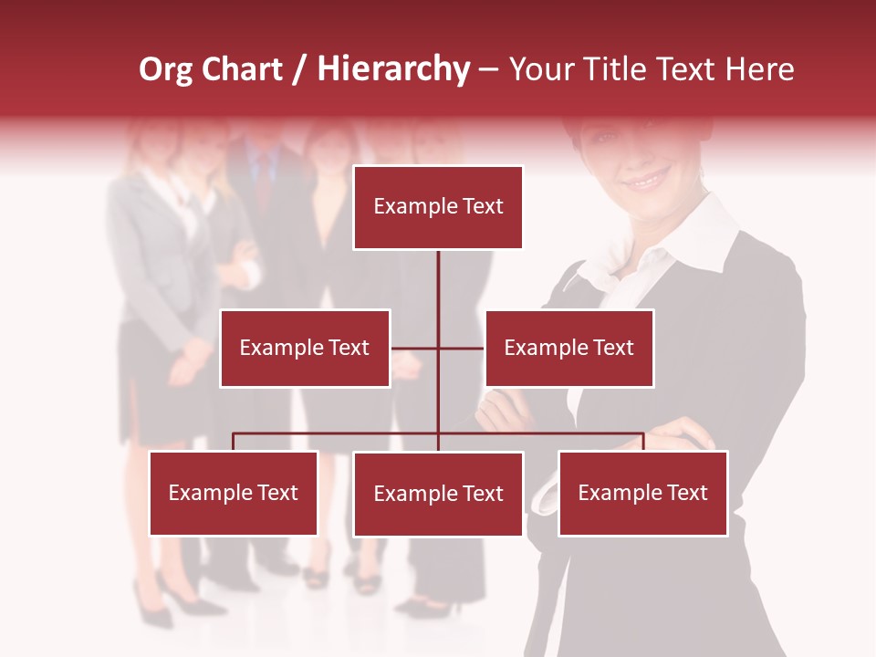 Businesswoman Successful Employee PowerPoint Template