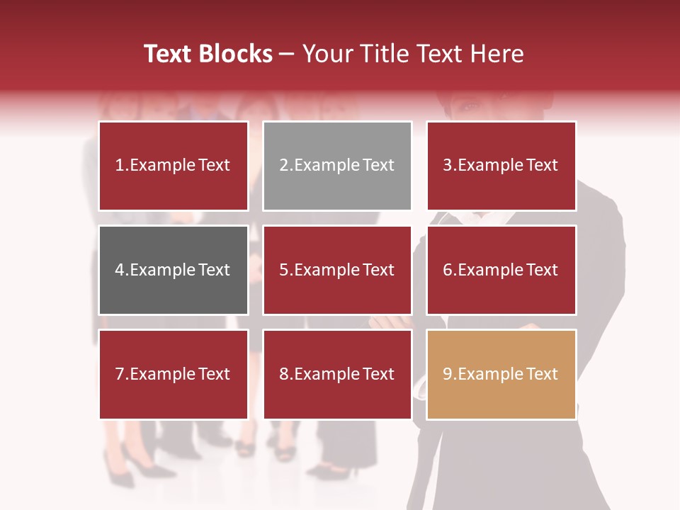 Businesswoman Successful Employee PowerPoint Template