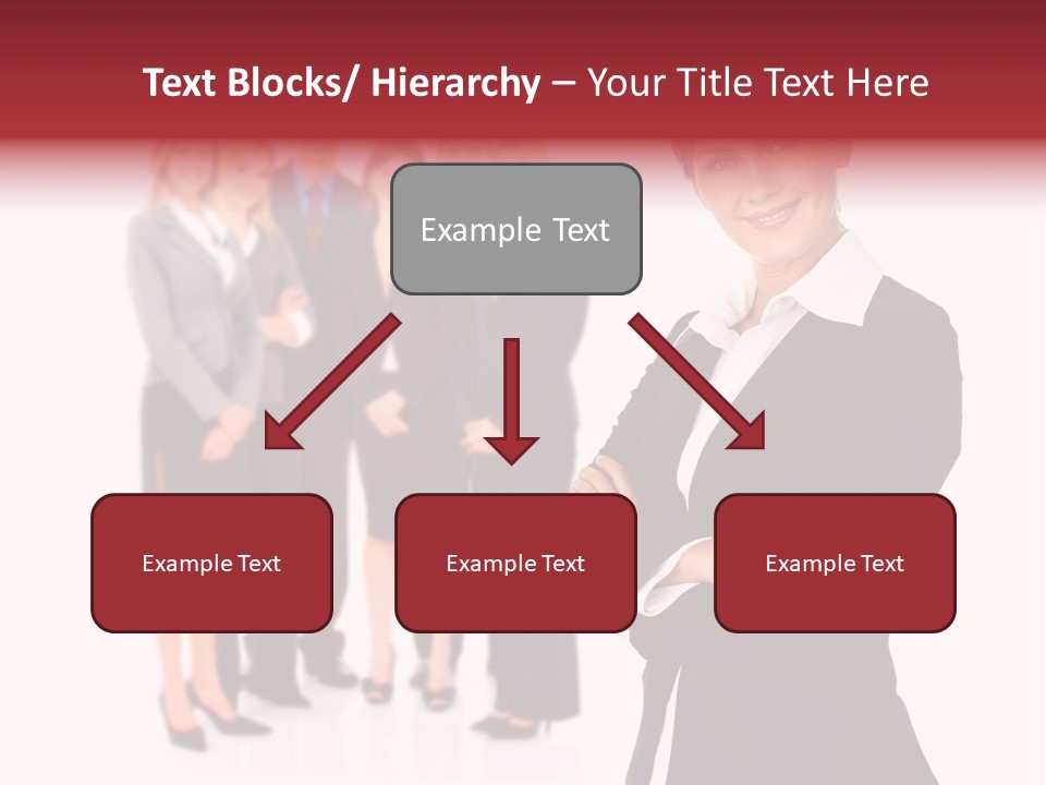 Businesswoman Successful Employee PowerPoint Template