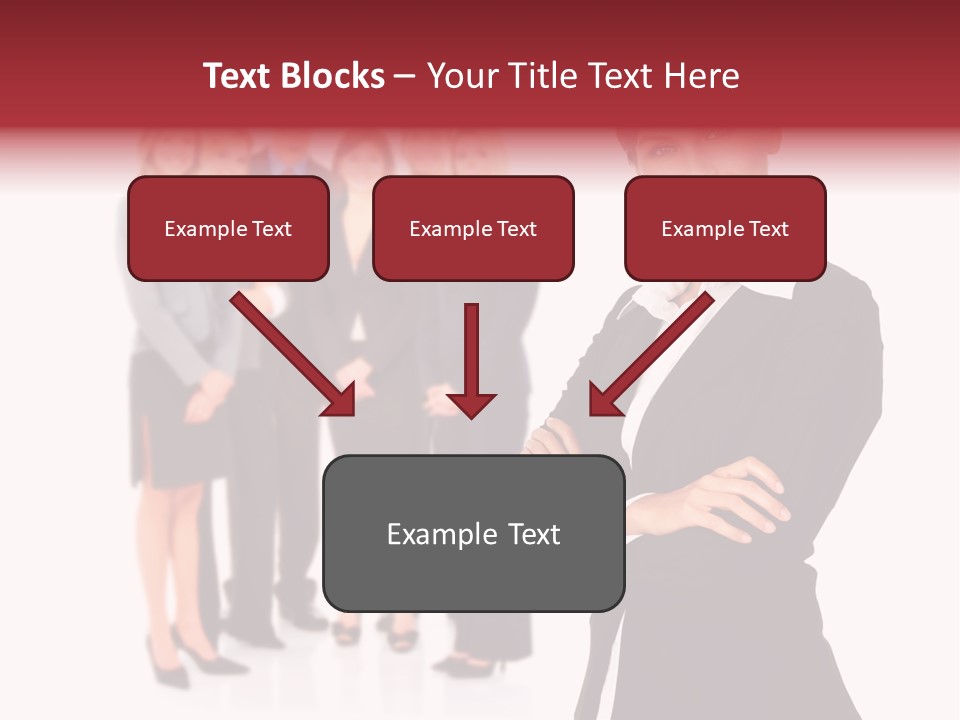 Businesswoman Successful Employee PowerPoint Template