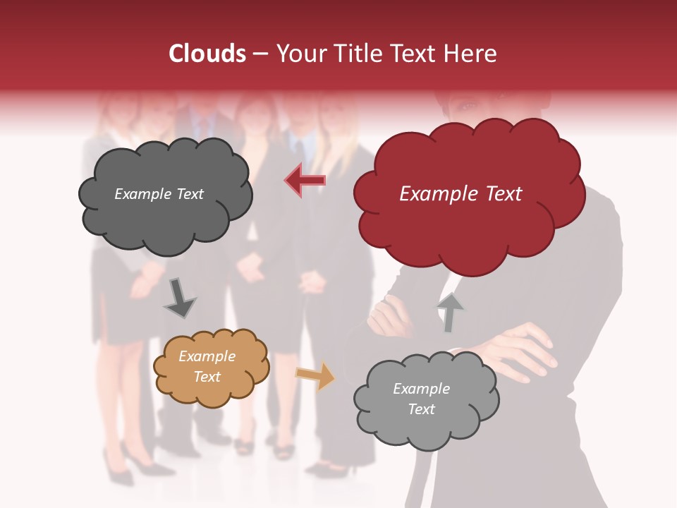 Businesswoman Successful Employee PowerPoint Template