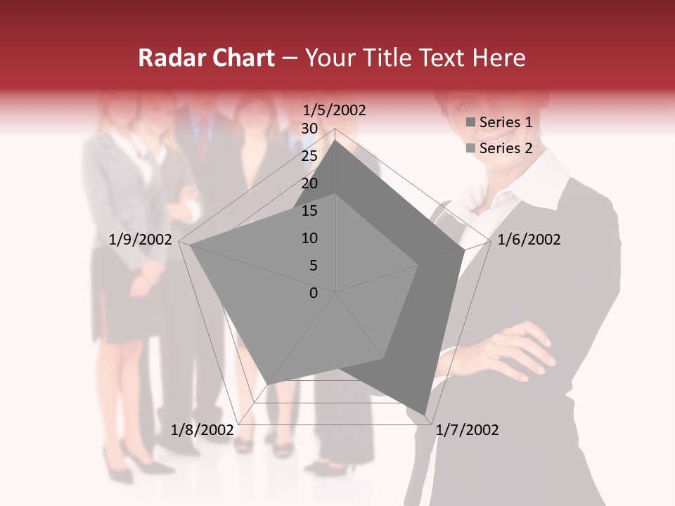 Businesswoman Successful Employee PowerPoint Template